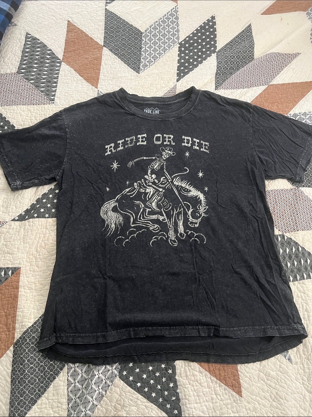 Stone Gray Western T-Shirt